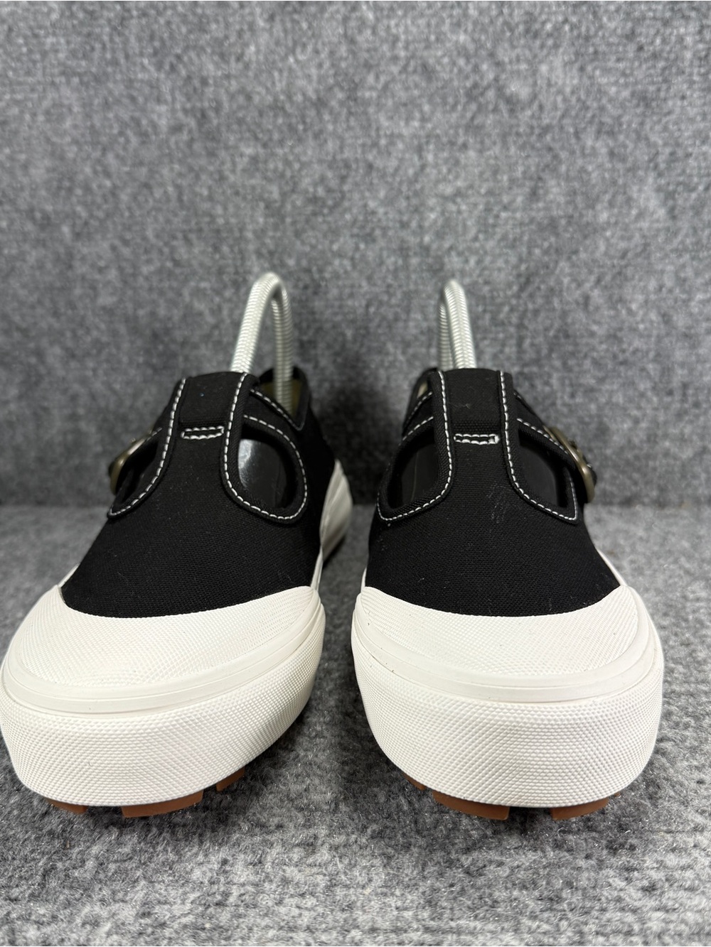 Vans Mary Jane Style 93 Womens 7.5 Shoes Buckle Black - Picture 3 of 10